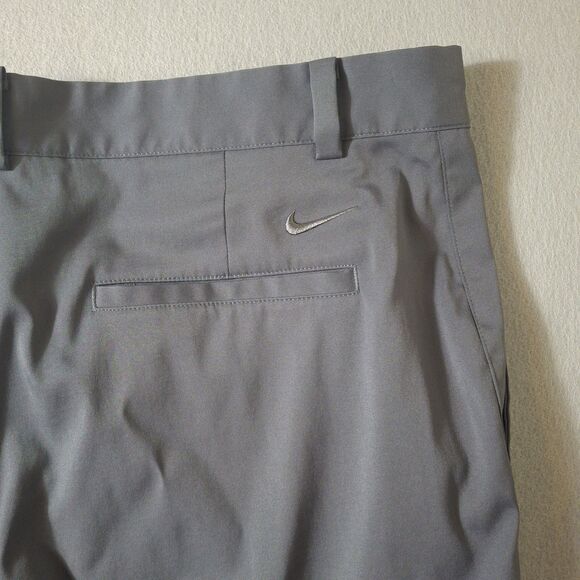 Nike Victory Golf Pants Mens 34x32 Gray Straight Leg Performance Dri Fit Chino - Picture 12 of 12